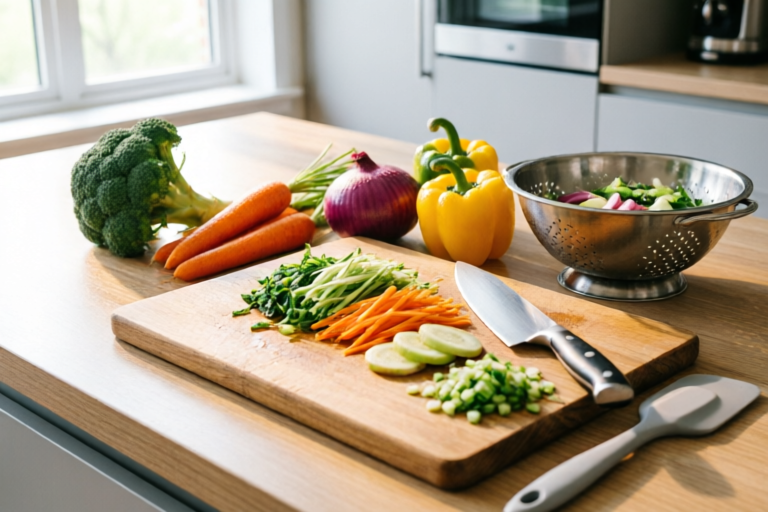 How to Quickly Chop Vegetables Without Mess