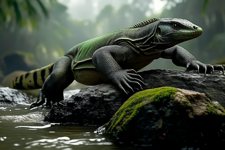 Meet the Water Monitor: Nature’s Stealthy Swimmer and Climber