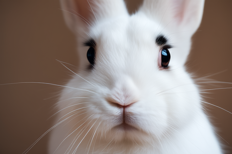 Meet the Unique Hotot Rabbit: The Pet with Enigmatic Eyes